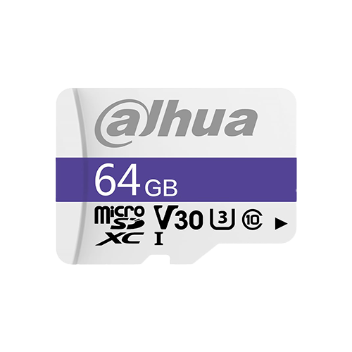 MICRO SD DAHUA CLASS 10 64GB FOR VIDEO SURVEILLANCE MICRO SD DAHUA CLASS 10 64GB FOR VIDEO SURVEILLANCE